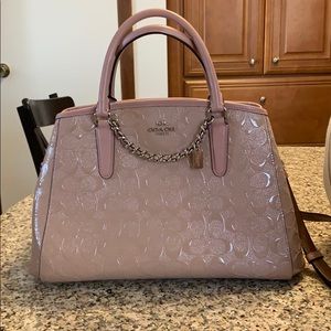 Blush pink Coach Purse
